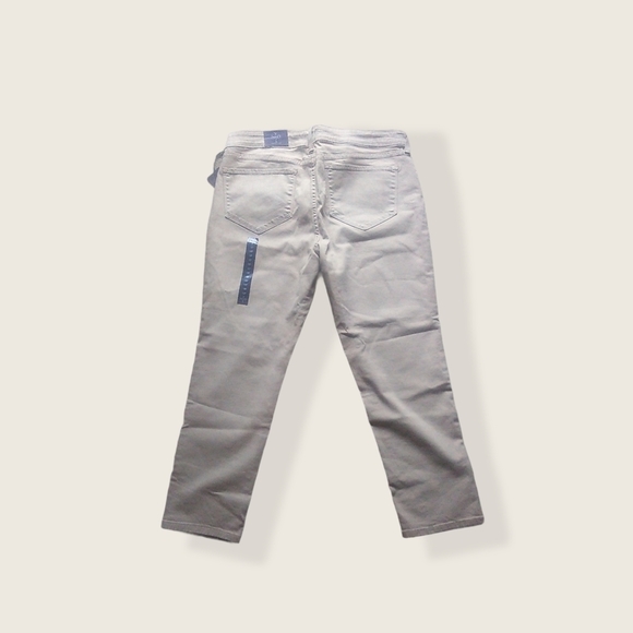 NYDJ Alisha Khaki Fitted Ankle Jeans 18P - Picture 4 of 7